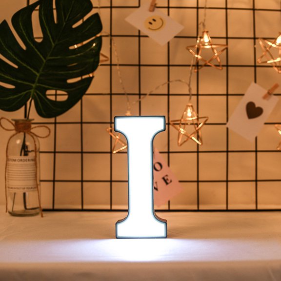 ZToonmas Led Marquee Letter Night Lights, 7 In, Battery Operated, Alphabet Night Light for Home Decor
