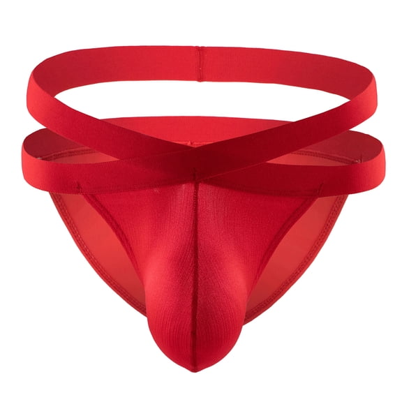 ZToonmas Men's Double Strap Low Rise Jockstrap Breathable Comfort Underwear for Workout Sport