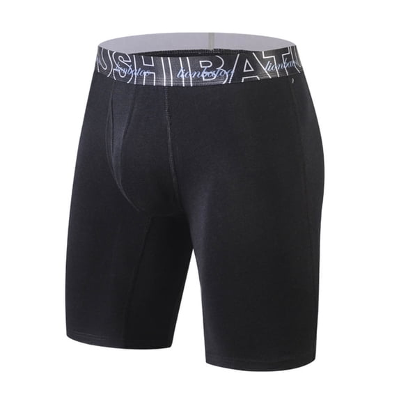 ZToonmas Men's Long Leg Boxer Briefs Breathable Comfortable Soft Underwear for Running and Sports