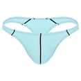 thumbnail image 1 of ZToonmas Men's Low Rise Backless Thong Briefs Comfort Stretch Underwear for Daily Wear, 1 of 2