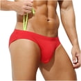 thumbnail image 1 of ZToonmas Men's Low Rise Backless Thong Briefs Comfort Stretch Underwear for Daily and Intimate Wear, 1 of 3