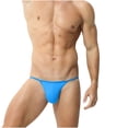 thumbnail image 1 of ZToonmas Men's Low Rise Backless Thong Briefs Comfort Stretch Underwear for Daily and Intimate Wear, 1 of 4