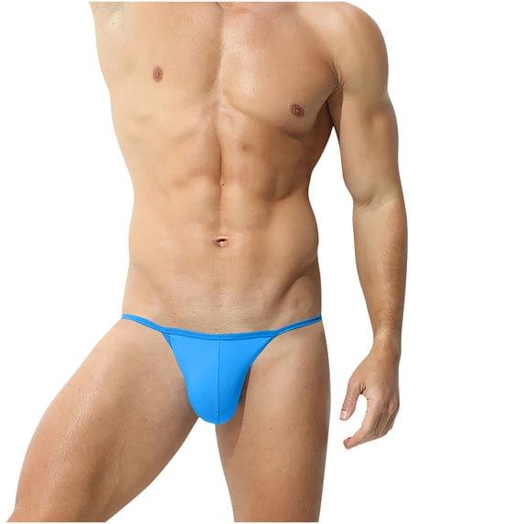 ZToonmas Men's Low Rise Backless Thong Briefs Comfort Stretch Underwear for Daily and Intimate Wear