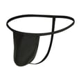 thumbnail image 1 of ZToonmas Men's Thongs Underwear Solid Color Elastic Waist Comfort Underwear for Summer and Daily Wear, 1 of 3