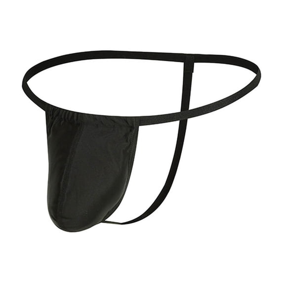 ZToonmas Men's Thongs Underwear Solid Color Elastic Waist Comfort Underwear for Summer and Daily Wear