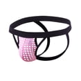 thumbnail image 1 of ZToonmas Men's Thongs Underwear Solid Color Elastic Waist Comfort Underwear for Summer and Daily Wear, 1 of 2