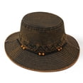 thumbnail image 1 of ZToonmas Men's Vintage Washed Bucket Hat Wide Brim UV Protection Fishing Hat Outdoor Sun Cap for Hiking and Camping, 1 of 3