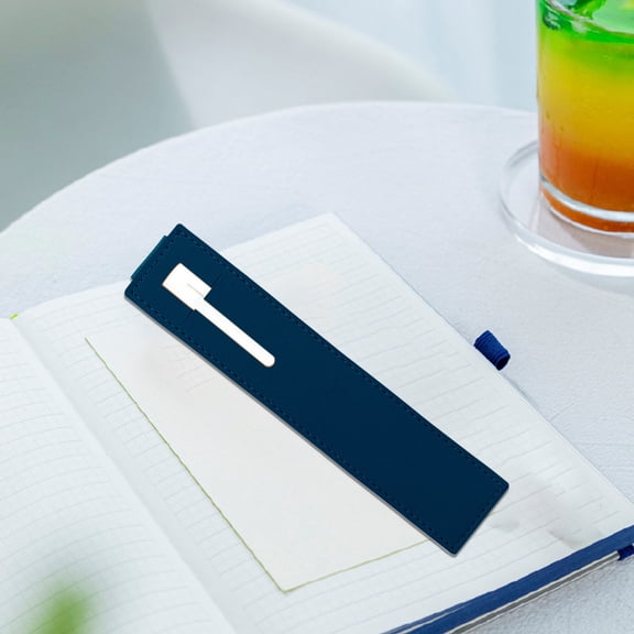 ZToonmas Notebook Pen Pocket for Notebook Adjustable Elastic Diary Pencil Pocket Leather Pencil Case Pouch Pen Pocket for Notebook Planner Binders and Books