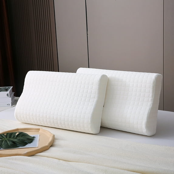 ZToonmas Pillows Natural Latexes Pillow, Extra Soft Standard Latexes Pillow For Side, Back, And Stomach Sleepers, Removable Breathable Cotton Cover (19.7×11.8×3.1×2.3in)