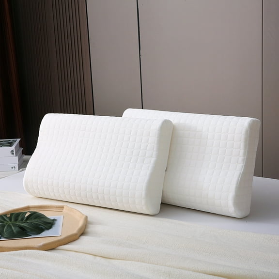 ZToonmas Pillows Natural Latexes Pillow, Extra Soft Standard Latexes Pillow For Side, Back, And Stomach Sleepers, Removable Breathable Cotton Cover (19.7×11.8×3.1×2.3in)