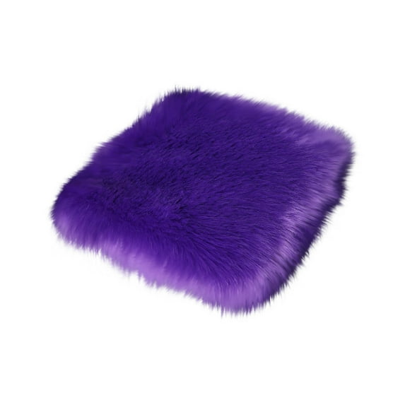 ZToonmas Seat Cushions Winter Automobile Fleece Cushion Backless Seat Cushion Thickened Single Piece Small Cushion Car Cushion