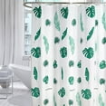 thumbnail image 1 of ZToonmas Shower Curtain Liner with 12 Plastic Hooks, Tropical Rainforest Shower Curtain Liner for Shower Stall & Bathtubs, 70"L x 78"H, 1 of 5