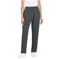 thumbnail image 1 of ZToonmas Solid Straight Leg Scrub Pants for Women Elastic High Waist Lightweight Work Pants with Cargo Pockets, 1 of 8