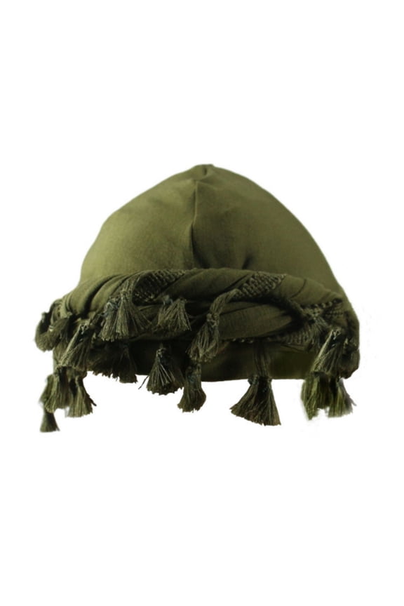 Unisex Tassel Turban Head Wrap Vintage Twist Durag Style Hat Satin Lined No Headband Skull Cap