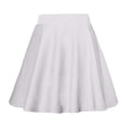 thumbnail image 1 of ZToonmas Women's High Waist A-Line Flared Mini Skirt Casual Solid Bubble Skater Skirt for Spring and Summer, 1 of 5