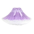 thumbnail image 1 of ZToonmas Women's High Waist Tutu Skirt Color Block Fluffy Layered Tulle Skirt Sweet Princess Style A-Line Mini Skirt, 1 of 3