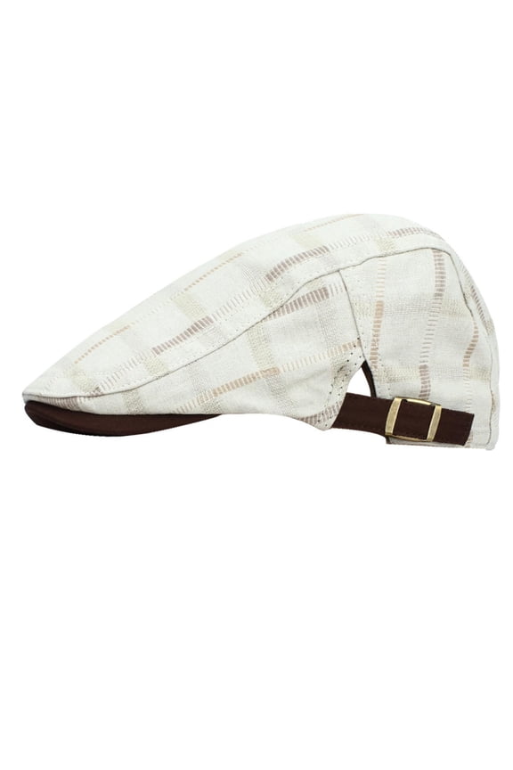 Women's Plaid Tweed Flat Cap Adjustable Retro Duckbill Newsboy Hat Casual forward Ivy Cap for Daily Wear
