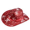 thumbnail image 1 of ZToonmas Women's Sequin Hat Sparkly Western Style Cowgirl Hat Glitter Finish Festive Party Hat for Bachelorette Parties, 1 of 5
