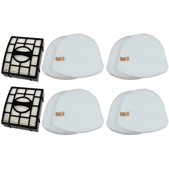ZU561 UV730 Filters Replacement for Shark ZU560 ZU660 UV650 UV725 ZD201 ZD400 CU530 Rotator Navigator Lift-Away Upright Vacuum Part XFFK560 XHEPA560 XFFKZD400 XHFZD400, 4 Foam, 4 Felt, 2 HEPA