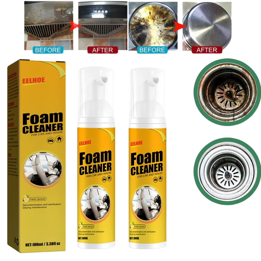 ZUANYETD Multi-functional Foam Cleaner Cleaning Spray Powerful Stain ...