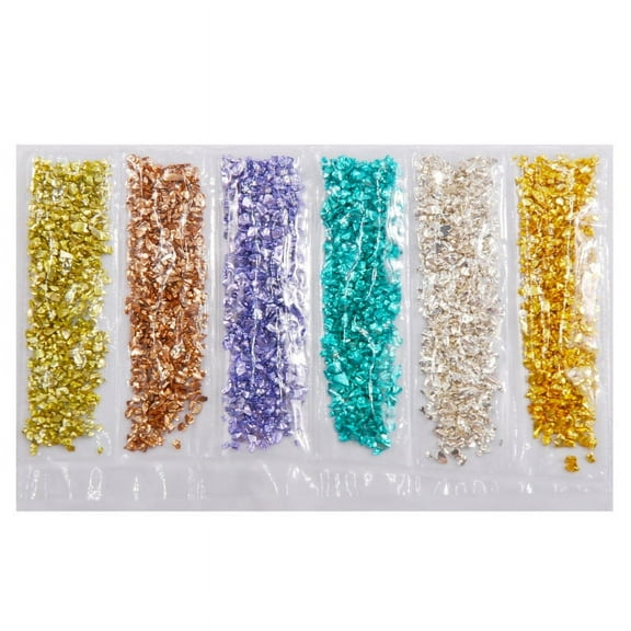 ZUARFY 1 Pack Jewelry Making Mold Broken Glass Stones UV Crystal Epoxy Rein Fillers