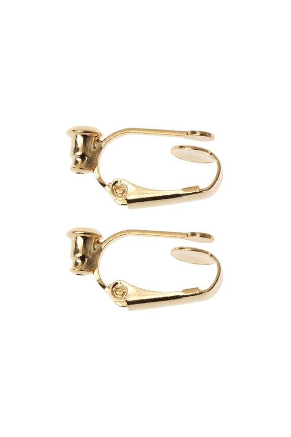 1 Pair Clip On Hoop Earring Converters No-pierced Turn Any Stud Into A Clip-On