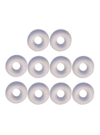 10pcs Clear/Nude Disc Pads no Pull Piercing Disc for Piercing Bump Silicon  ^