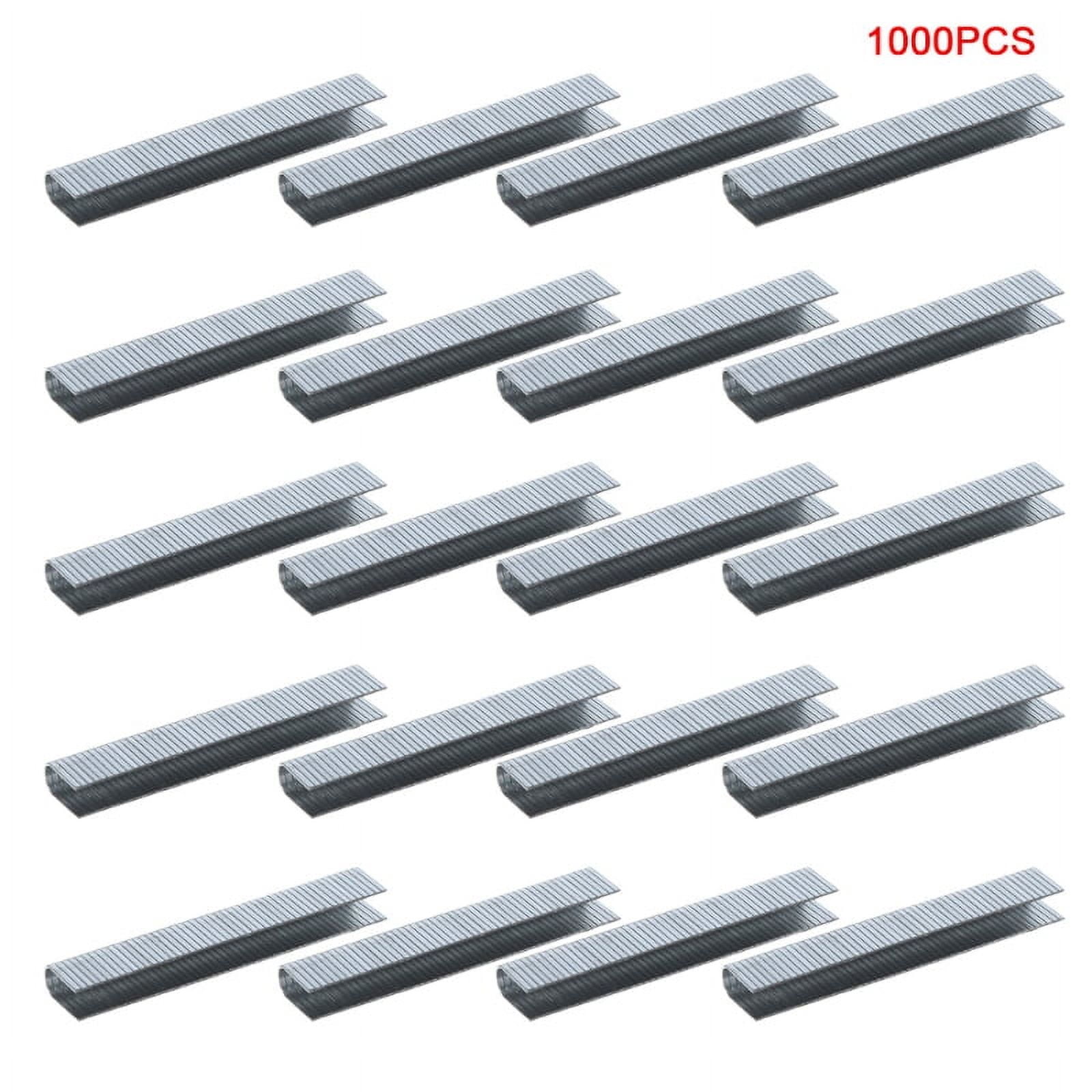 ZUARFY 1000 Pcs U Shaped Staples 12x6.3mm Nails For Staple Gun Stapler