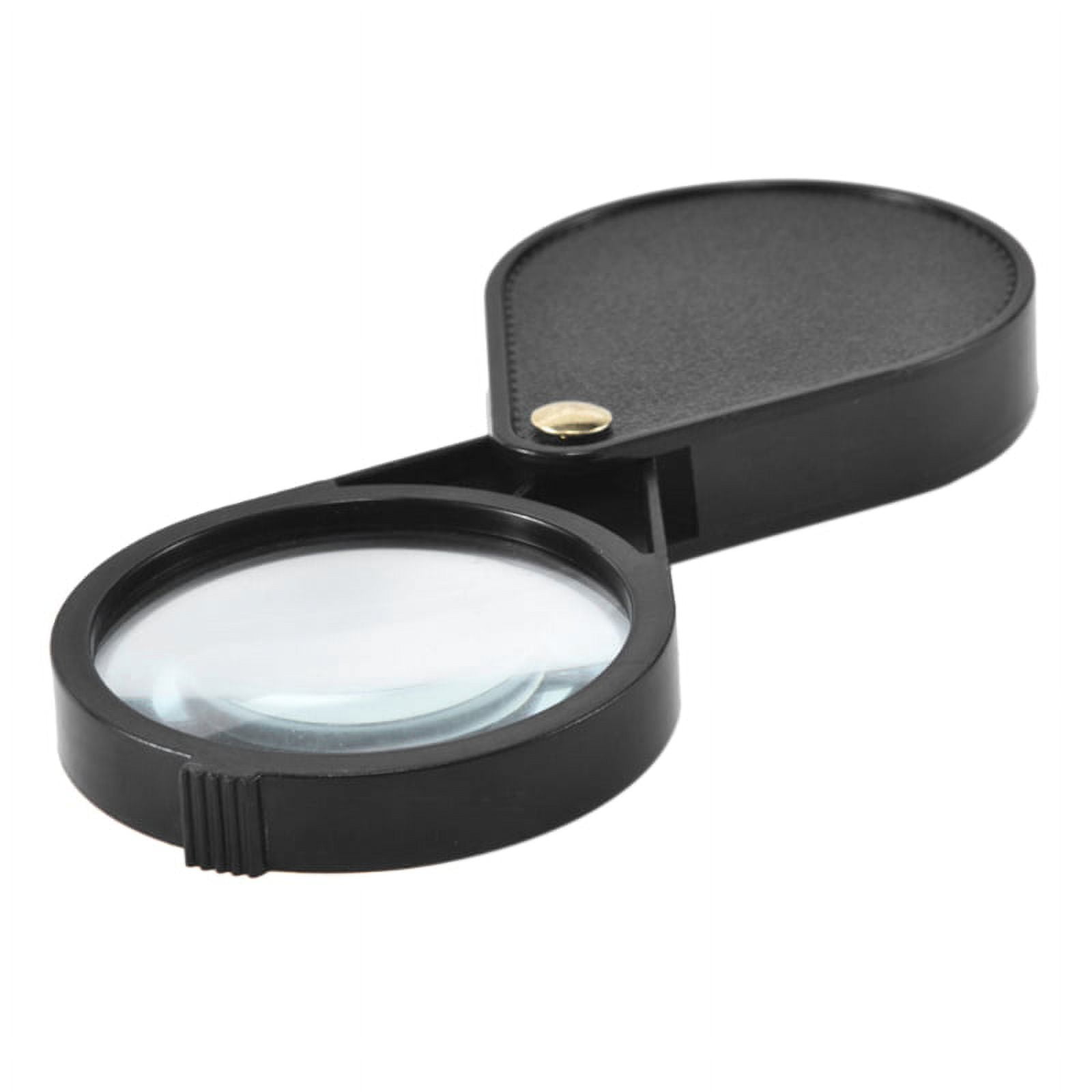 VILLCASE 1 Set Jewelry Magnifying Glass Desktop Magnifier for Gems Loupe  Portable Gems Microscope Coin Magnifier with Light Jewelers Tools Folding  Map