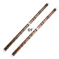 thumbnail image 1 of ZUARFY 1PC Chinese Traditional Musical Instrument Handmade New Bamboo Flute in D Key, 1 of 9