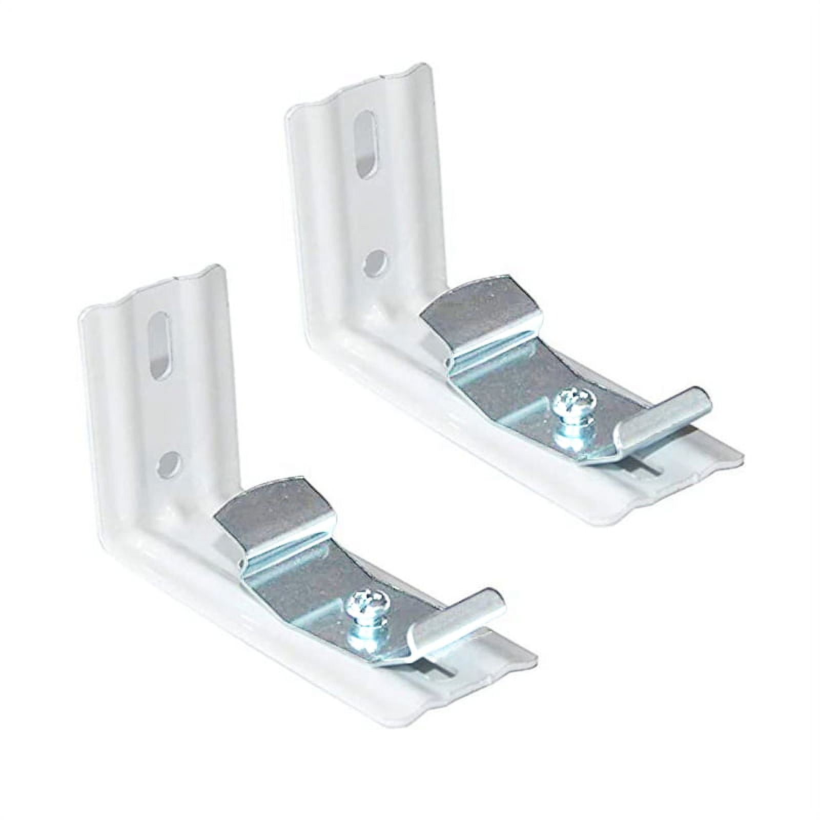 ZUARFY 2 Pcs Vertical Blinds Mounting Bracket for Shutters Headrails