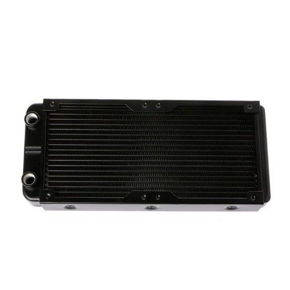 ZUARFY 240mm Aluminum Computer Radiator Water Cooler 18 Tube CPU Heat Sink Exchanger