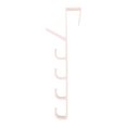 thumbnail image 1 of ZUARFY 5 Layers Over The Door Hanger Hook Clothes Hat Vertical Rack Plastic Organizer, 1 of 12