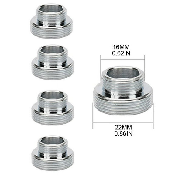 ZUARFY 5 Pcs Faucet Adapter Kit Kitchen Male Female Brass Faucet Adapter Water Purifier Aerator Connector Brass Aerator Adapter Hose Water Filter Kitchen Sink Faucet Adapter Bathroom Tap Accessories