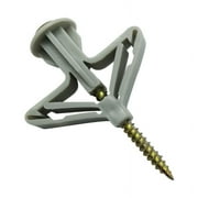 ZUARFY 50 Pcs Hollow Brick Expansion Screw Drywall Kit Self Drilling Wall Home Improvement Pierced Hardware Fasteners for Nylon Plastic Gypsum Board
