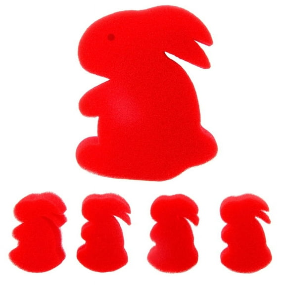 ZUARFY 5pcs Magic Sponge Rabbit Close-Up Magic Toy Kids Magic Tricks Props Magician