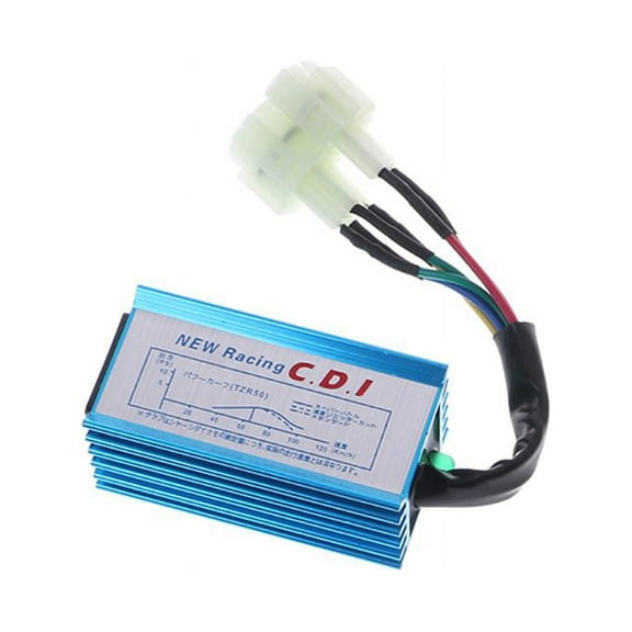 ZUARFY 6 Pin Racing CDI Ignition Box Motorcycle AC GY6 Round Pin For 50cc 90cc 110cc 125cc 150cc 2Stroke Engine Moped Scooter ATV Quad Buggy