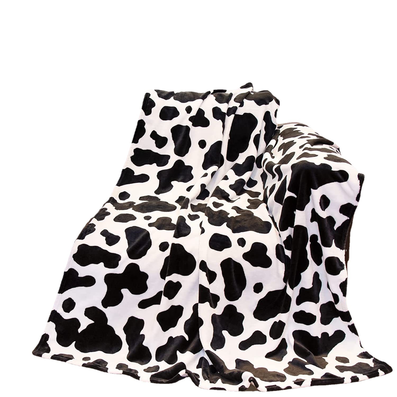 Flannel Milk Patterned Blanket, Nap, Outdoor Warm Cover Blanket