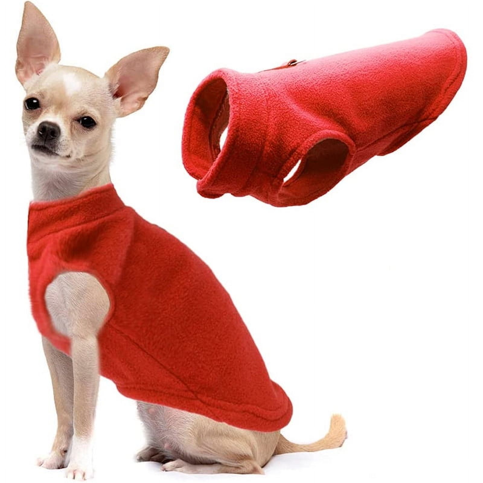 Dog Fleece Vest Soft Winter Jacket Sweater Coat Hoodie For Small Medium