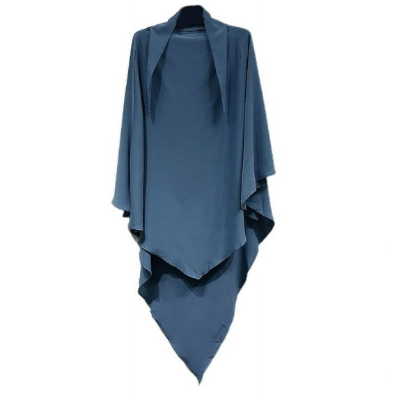 ZUARFY Eid Prayer Garment Long Khimar Islamic Women Hijab Sleeveless Tops Abaya Hijab