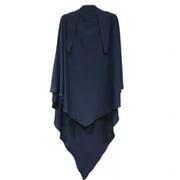 ZUARFY Eid Prayer Garment Long Khimar Islamic Women Hijab Sleeveless Tops Abaya Hijab