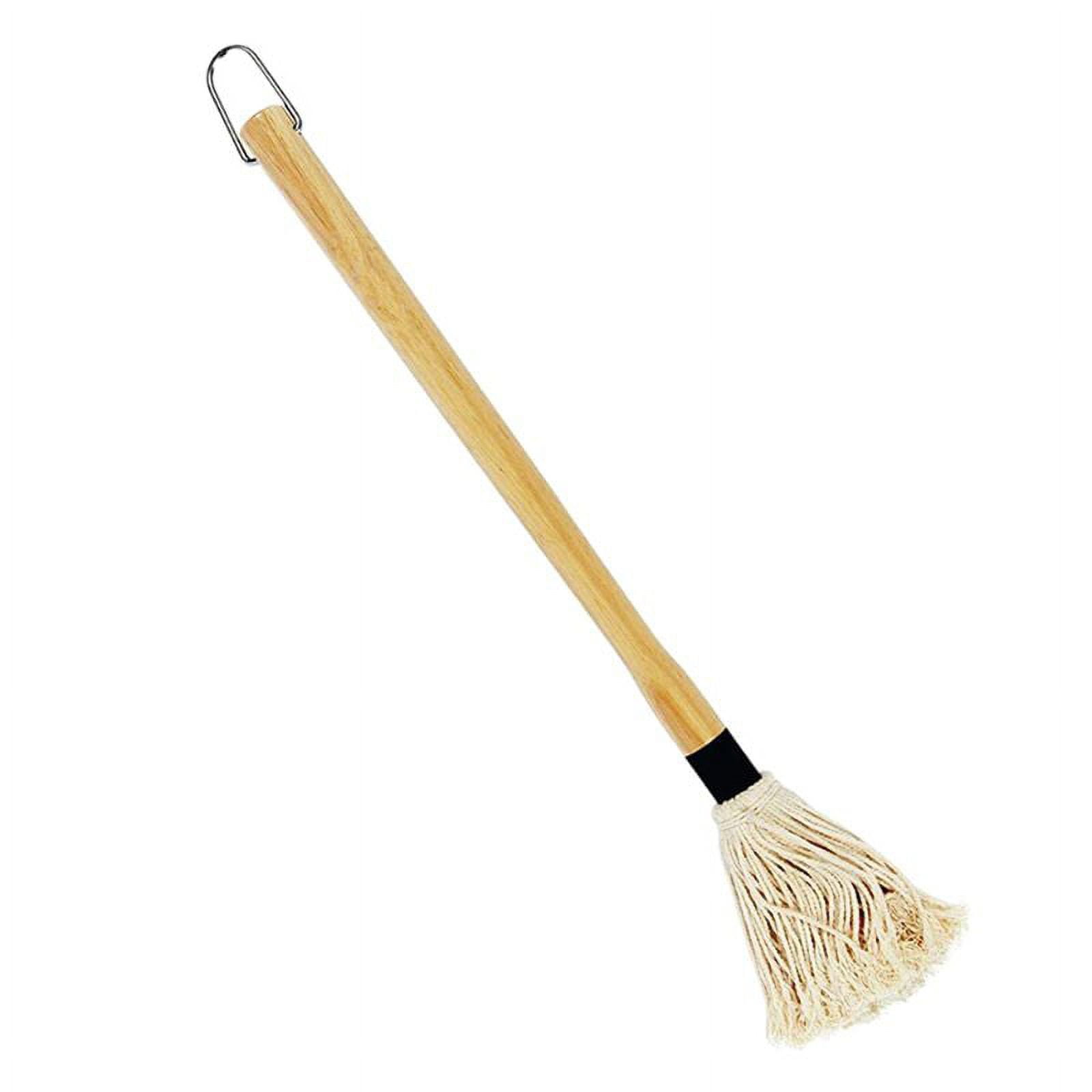 ZUARFY Grill Basting Brush BBQ Mop Brush Professional Barbecue Brush Mop Style Cotton Fiber Head
