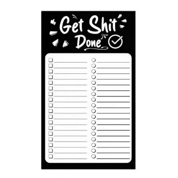 ZUARFY Grocery List Notepad with Magnet Magnetic Memo Note Pad for Shopping To Do Lists