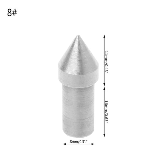 ZUARFY Live Center Thimble Drill Bit For Mini Lathe Machine DIY Woodworking Accessories