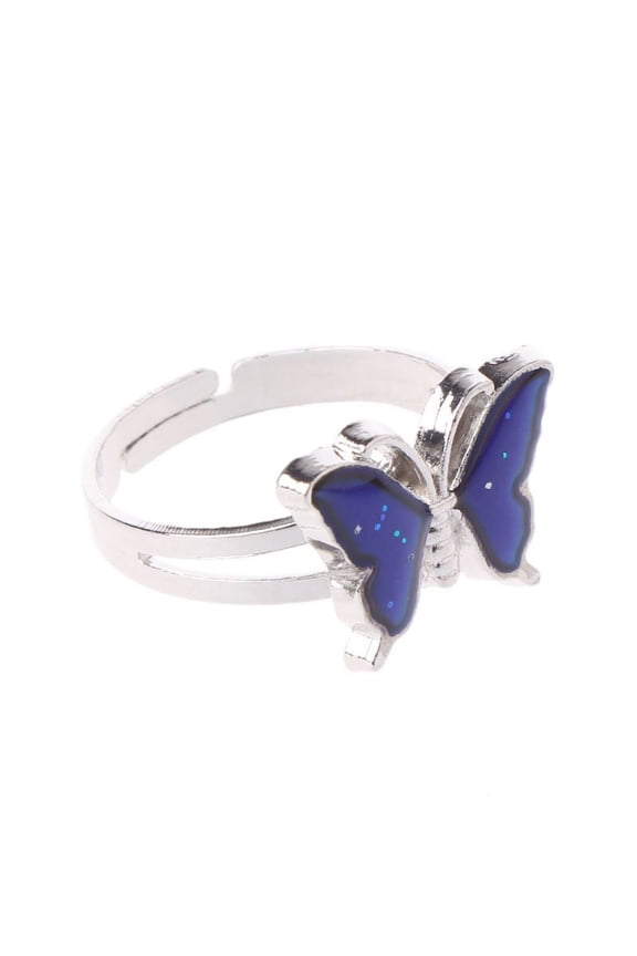 Magic Butterfly Color Change Mood Ring Emotion Feeling Temperature Rings Jewelry