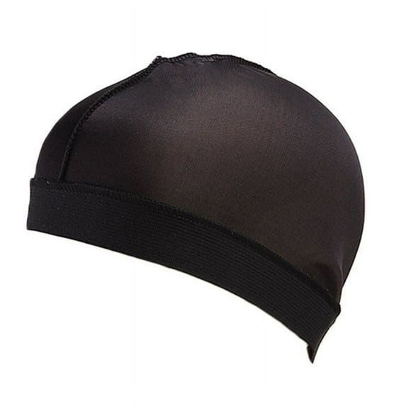 ZUARFY Men Women Unisex Faux Silk Bonnet Hair Loss Cap Solid Color Widen Elastic Band Headwrap Stretchy Seam Basic Chemo Hat 6 Colors