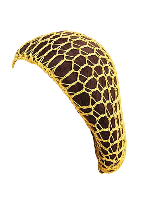 Night Sleeping Hairstyling Mesh Snood Cover Crochet Long Hair Net Cover Hat Cap