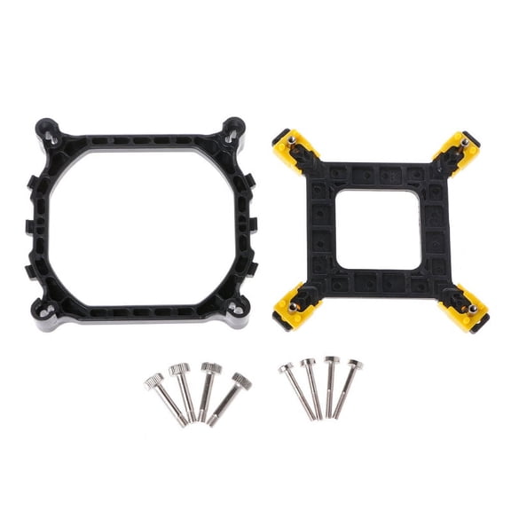 ZUARFY PC CPU Heatsink Mounting Bracket Holder Base Backplate Kit For Intel 115X/1366/2011