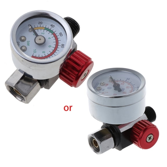 ZUARFY Paint Spray Gun Air Pressure Regulator Controller Compatible Gauge Car Auto Repair Painting Tools Sprayer Accessories Pneumatic Adjuster