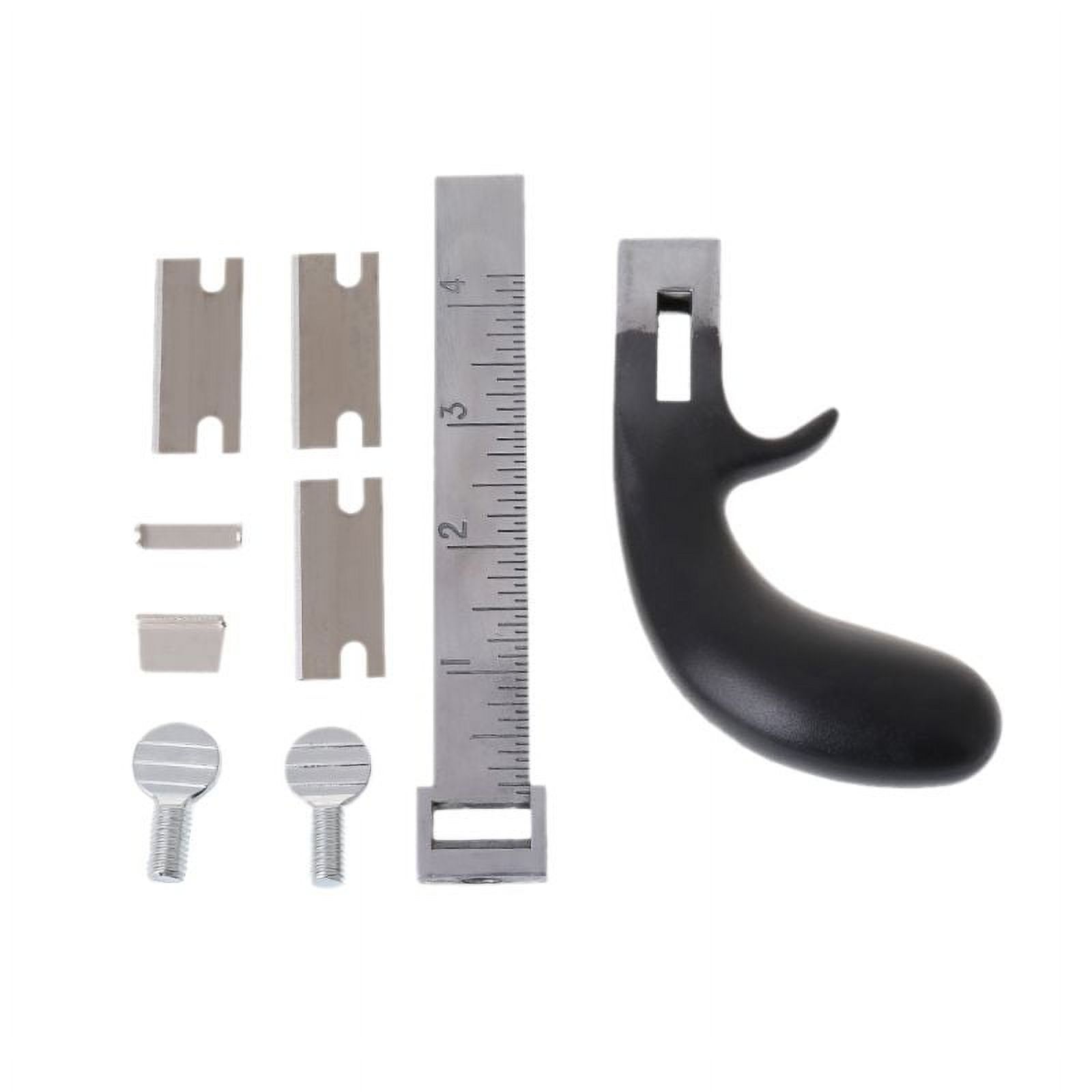 ZUARFY Professional Draw Gauge Leather Strap String Belt Cutter Hand